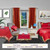 Rust Rod Pocket  Sheer Sari Curtain / Drape / Panel  - Pair