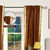 Brown Rod Pocket  Sheer Sari Curtain / Drape / Panel  - Pair