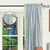 Gray Rod Pocket  Sheer Sari Curtain / Drape / Panel  - Pair