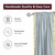 Gray Rod Pocket  Sheer Sari Curtain / Drape / Panel  - Pair