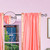Pink Rod Pocket  Sheer Sari Curtain / Drape / Panel  - Pair