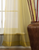 Olive Gold - Rod Pocket Sheer Tissue Curtain Panel Drape - Piece