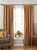 Taupe Tab Top  Velvet Curtain / Drape / Panel  - Piece