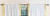 White  Rod Pocket  Sheer Sari Curtain / Drape / Panel  - Pair