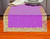 Calming Lavender Handmade Indian Design Table Runner for Wedding Receptions, Party Decorations, and Decor for every Occasion | Silk Sari Fabric | Ideal Ethnic Tablerunner with Golden Borders.