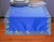 Cool Island Blue Handmade Indian Design Table Runner for Wedding Receptions, Party Decorations, and Decor for every Occasion | Silk Sari Fabric | Ideal Ethnic Tablerunner with Golden Borders.