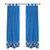 2 Eclectic Turquoise Gray Check Sari Curtains Tab Top drapes