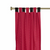 2 Eclectic Red Indian Sari Curtains Tab Top Curtain drapes