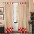 2 Eclectic Gold Indian Sari Curtains Tab Top Curtain drapes