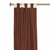 2 Eclectic Brown Indian Sari Curtains Tab Top Curtain drapes