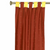 2 Eclectic Rust Indian Yellow Check Sari Curtains Tab Top drapes