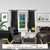 Black  Tab Top  Sheer Sari Curtain / Drape / Panel  - Piece