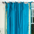 Turquoise  Tie Top  Sheer Sari Curtain / Drape / Panel  - Piece