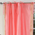 Pink  Tie Top  Sheer Sari Curtain / Drape / Panel  - Piece