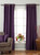 Purple Ring / Grommet Top  Velvet Curtain / Drape / Panel  - Piece