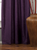 Purple Ring / Grommet Top  Velvet Curtain / Drape / Panel  - Piece