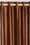 Brown Ring / Grommet Top  Velvet Curtain / Drape / Panel  - Piece