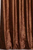 Brown Ring / Grommet Top  Velvet Curtain / Drape / Panel  - Piece