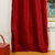 Burgundy Tab Top  Velvet Curtain / Drape / Panel  - Piece