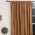Taupe Rod Pocket  Velvet Curtain / Drape / Panel  - Piece