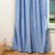 Light Blue Rod Pocket  Velvet Curtain / Drape / Panel  - Piece