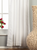 White Rod Pocket  Velvet Curtain / Drape / Panel  - Piece