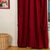 Burgundy Rod Pocket  Velvet Curtain / Drape / Panel  - Piece