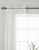 White - Rod Pocket Sheer Tissue Curtain Panel Drape - Piece
