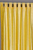 Yellow Tab Top  Velvet Curtain / Drape / Panel  - Piece
