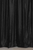 Black Tab Top  Velvet Curtain / Drape / Panel  - Piece