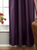 Purple Tab Top  Velvet Curtain / Drape / Panel  - Piece