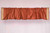 Rust - Rod Pocket Top It Off handmade Sari Valance