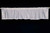 White Silver - Rod Pocket Top It Off handmade Sari Valance