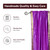 Lavender Rod Pocket  Sheer Sari Curtain / Drape / Panel  - Piece