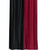 Delancy  Black and Burgundy ring top Velvet Curtain Panel - Piece