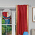 Fire Brick Rod Pocket  Sheer Sari Curtain / Drape / Panel  - Piece