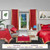 Fire Brick Rod Pocket  Sheer Sari Curtain / Drape / Panel  - Piece