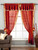2 Panels 2 Tiebacks-Gypsy Rod Pocket hand dyed sari Curtain window treatment with attached Beaded Valance for Bedroom, hallway, Living room, Door,bed canopy Cream 43W 84L