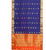2 Blue Bohemian Indian Sari Curtains Rod Pocket Living Room  Window Treatment