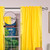 Yellow  Rod Pocket  Sheer Sari Curtain / Drape / Panel  - Pair
