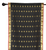 2 Black Bohemian Indian Sari Curtains Rod Pocket Living Room  Window Treatment