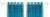 Turquoise Hand Crafted Grommet Top Sheer Sari Curtain Panel -Piece