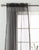 Black - Rod Pocket Sheer Tissue Curtain Panel Drape - Piece