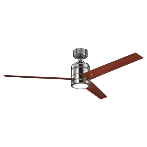 Kichler 310104ni Cameron 3 Light 52 Ceiling Fan In Brushed Nickel