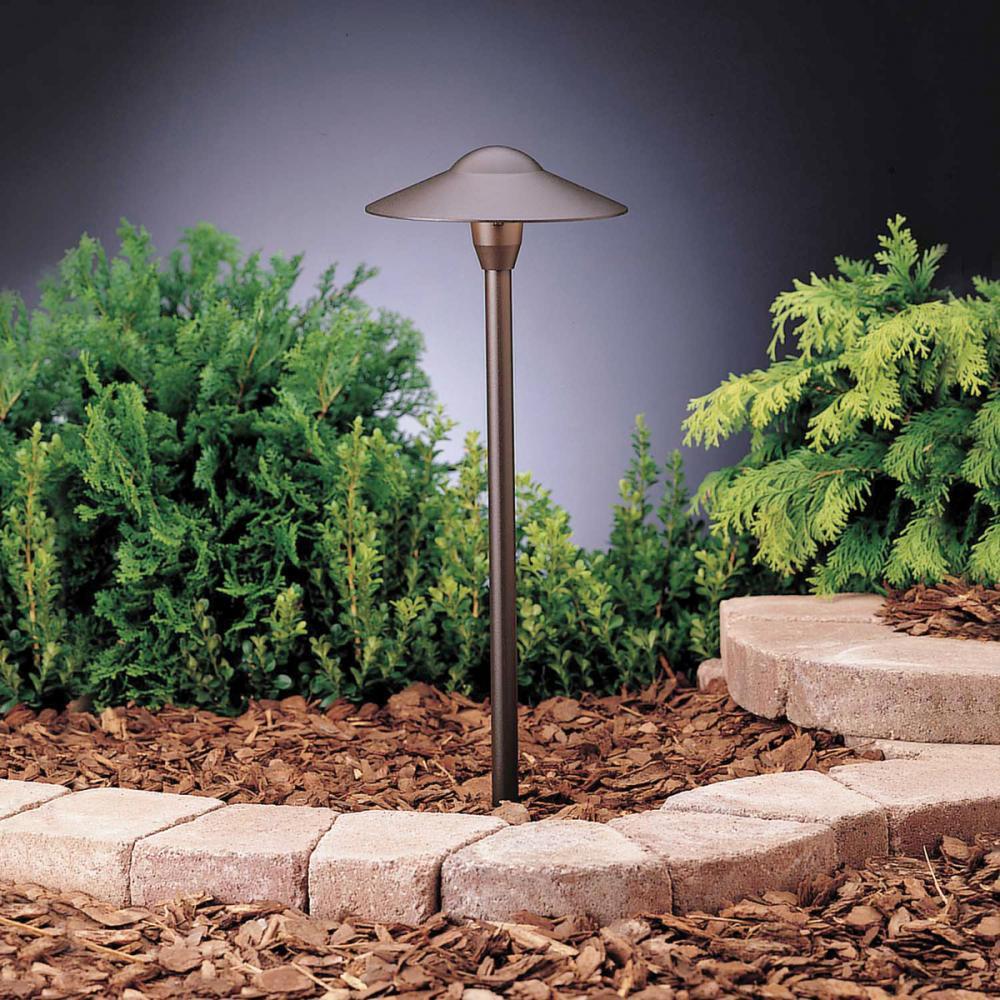 Kichler 15310AZT6 12V Landscape Path & Spread Light Dome in Bronze 6-Pack - Lighting by Lux