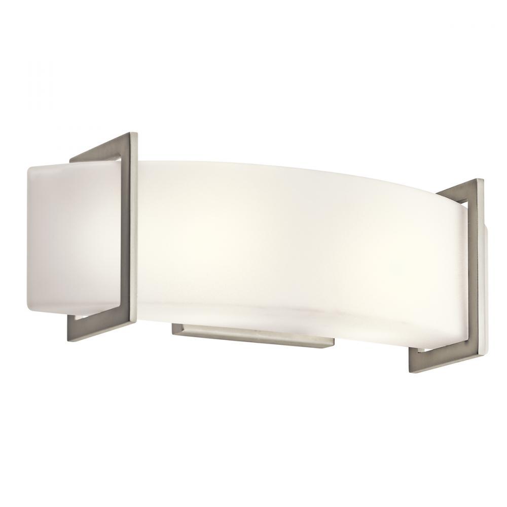 kichler brushed nickel vanity light