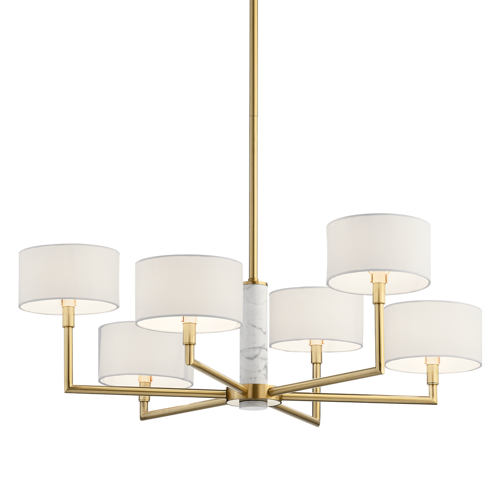 Kichler 52052cg Laurent 6 Light Chandelier In Champagne Gold Lighting By Lux