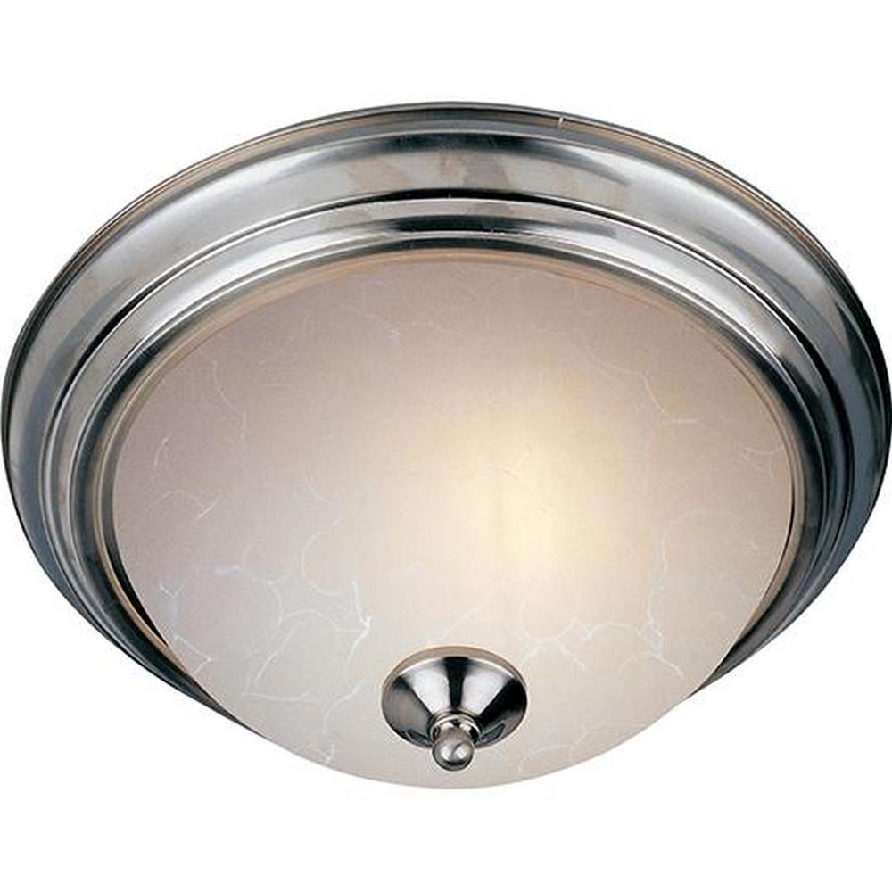 Maxim 5842ICSN Essentials 15.5 3-Light Ice Flush Mount in Satin Nickel