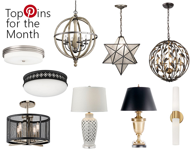 Top Pins for the Month - Lighting by Lux