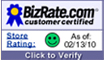 Bizrate certification badge